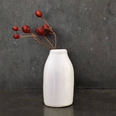 Little Pottery Milk Bottle Vase